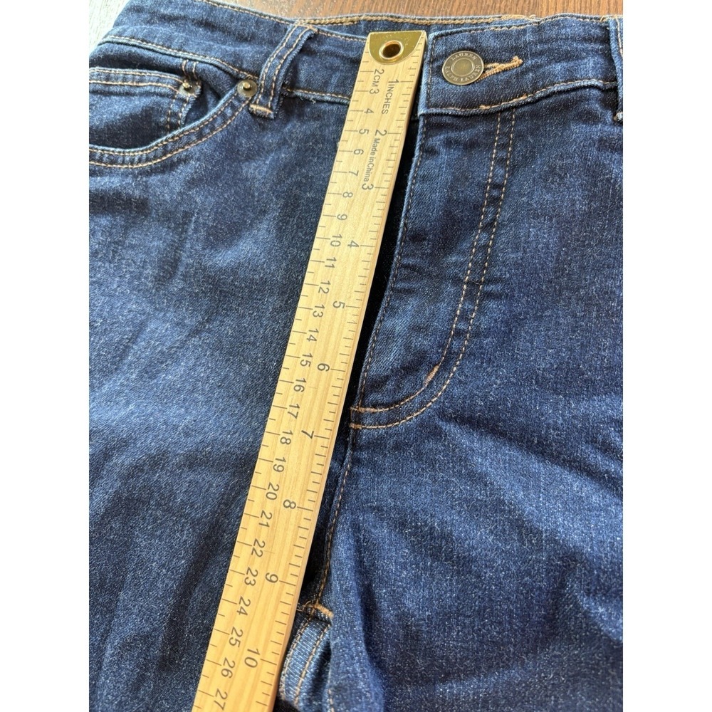 Lauren Ralph Lauren Straight Denim Jeans Womens Size 6 Dark Blue Mid Rise EUC - Picture 11 of 12